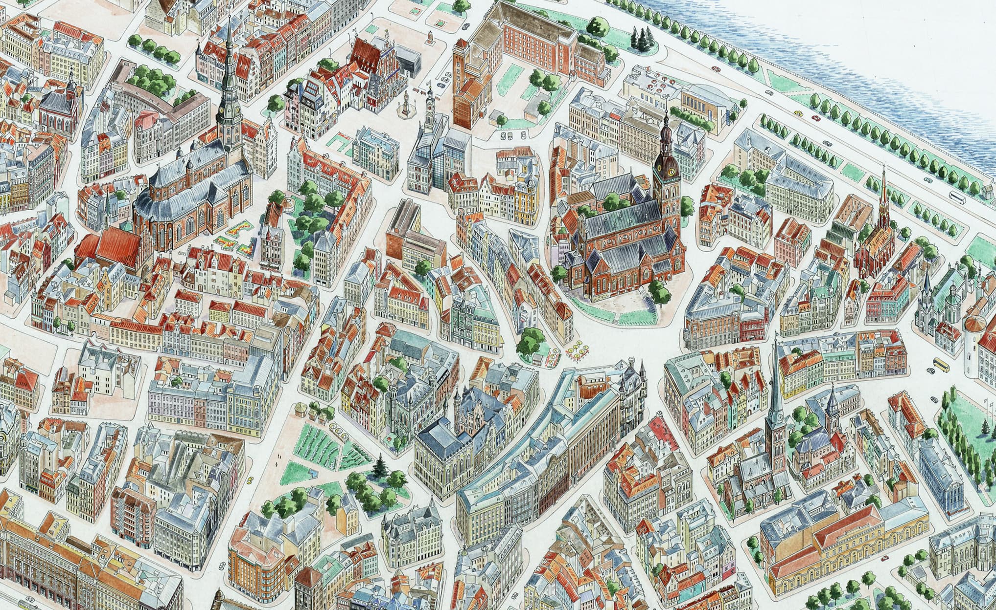 Zoom Riga Map - Atayan Ruben